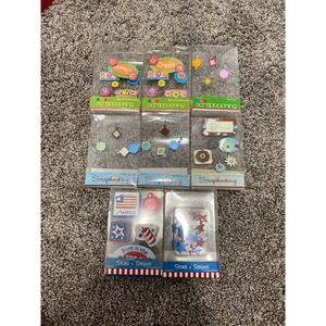 Scrapbooking Embellishments, Fourth of July, Dream, Believe, charms